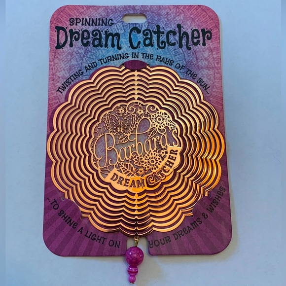 Barbara Metal Spinning Dream Catcher Pink Bead Detail History & Heraldry Ltd - Picture 1 of 9